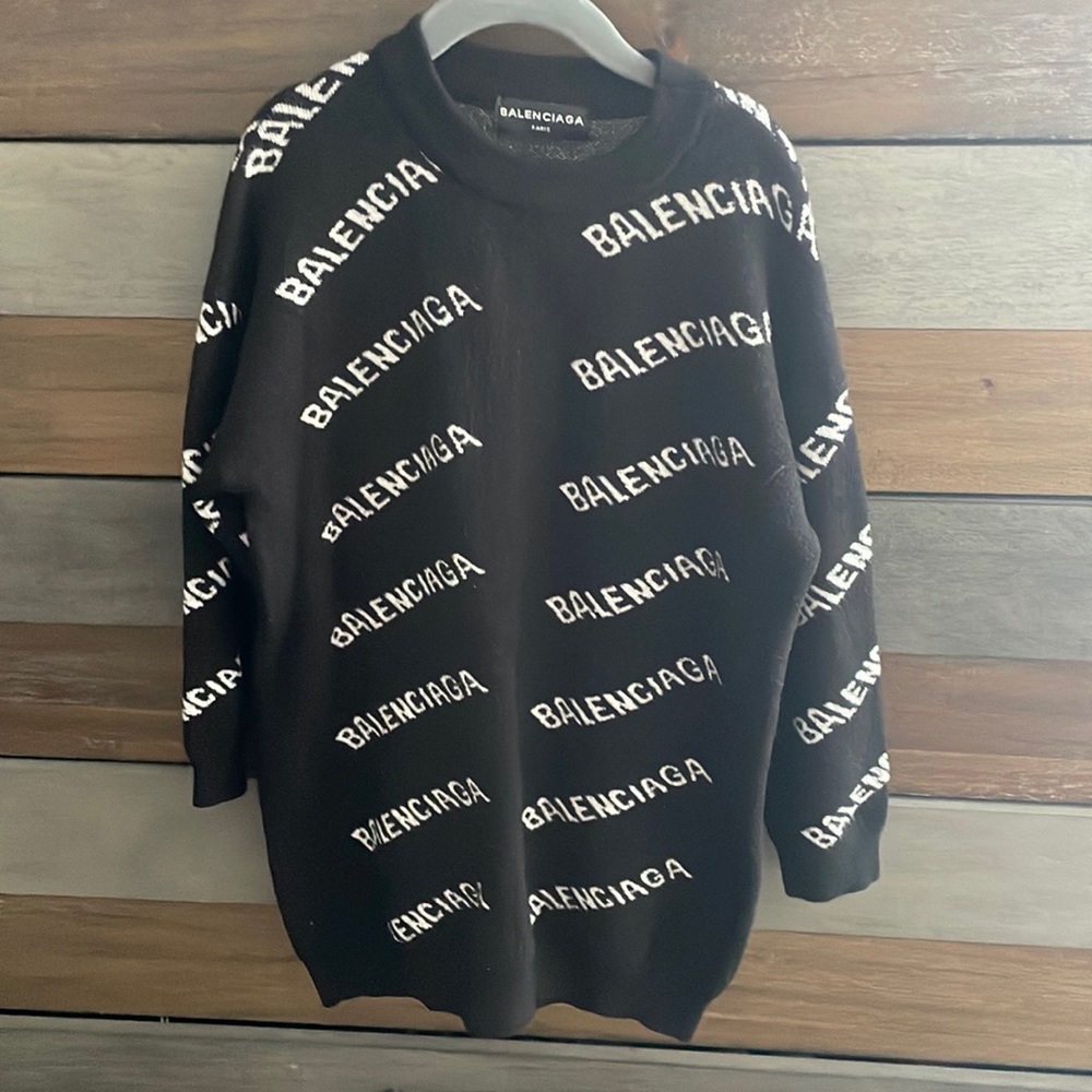 Balenciaga sweater dress or long sweater size 6x